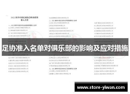 足协准入名单对俱乐部的影响及应对措施